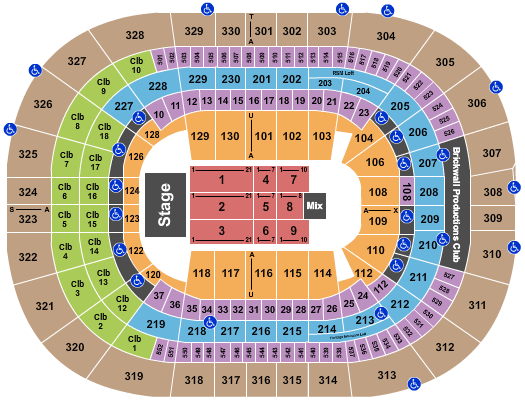 Amalie Stadium Seating Chart